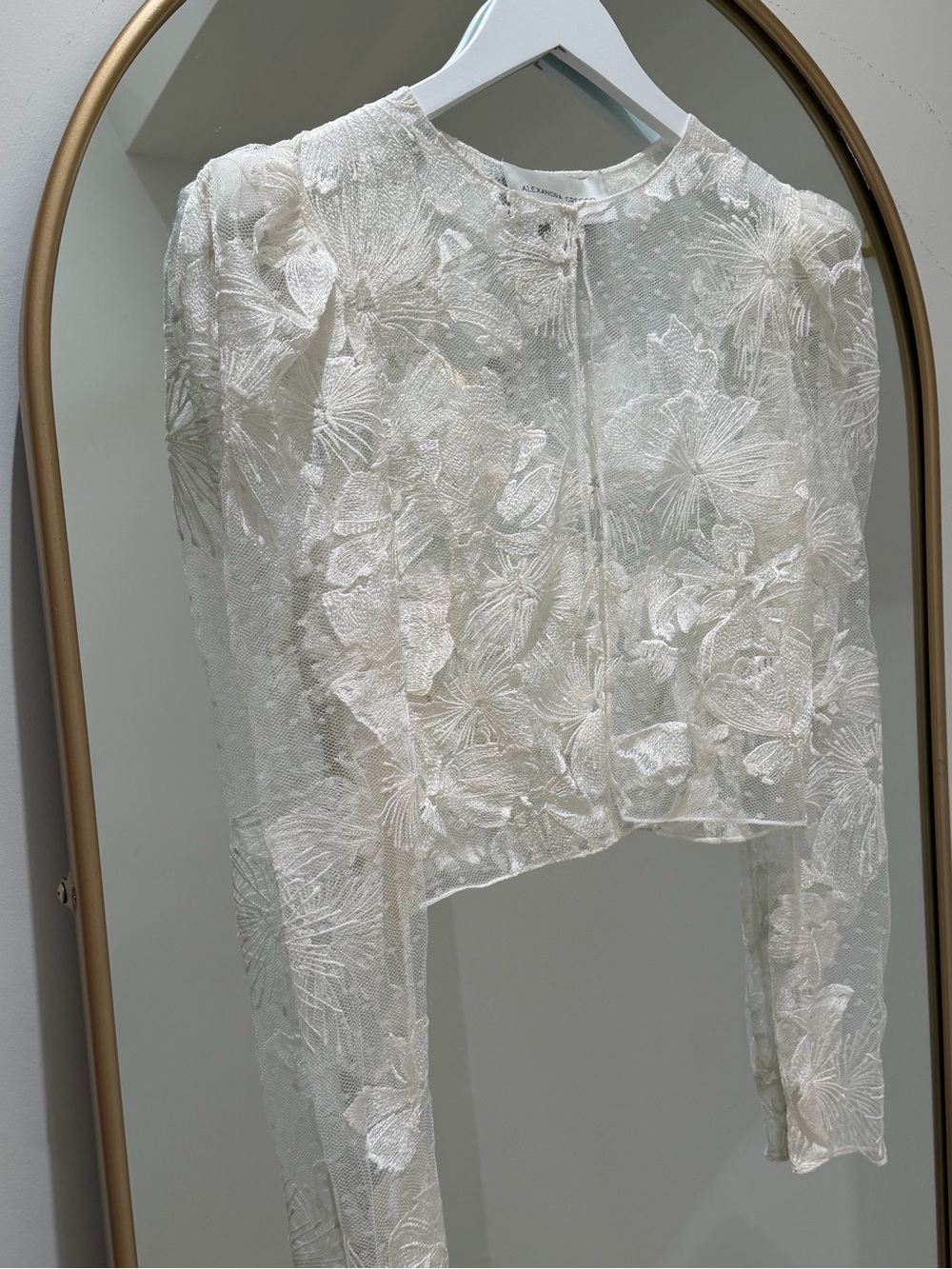 Alexandra Grecco Lace Bridal Jacket